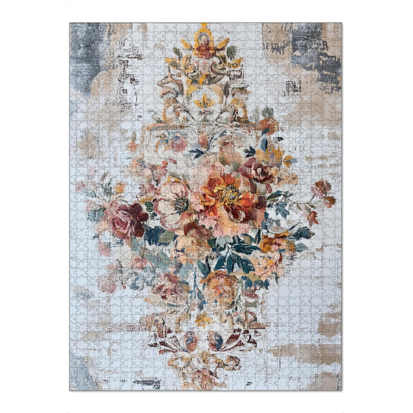 Puzzle Ravensburger "Antike beton Malerei" artboxONE - Natur,Floral,Abstrakt