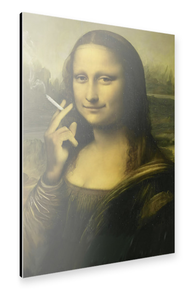 Alu-Dibond "Mona Smoke" 75x50 cm artboxONE