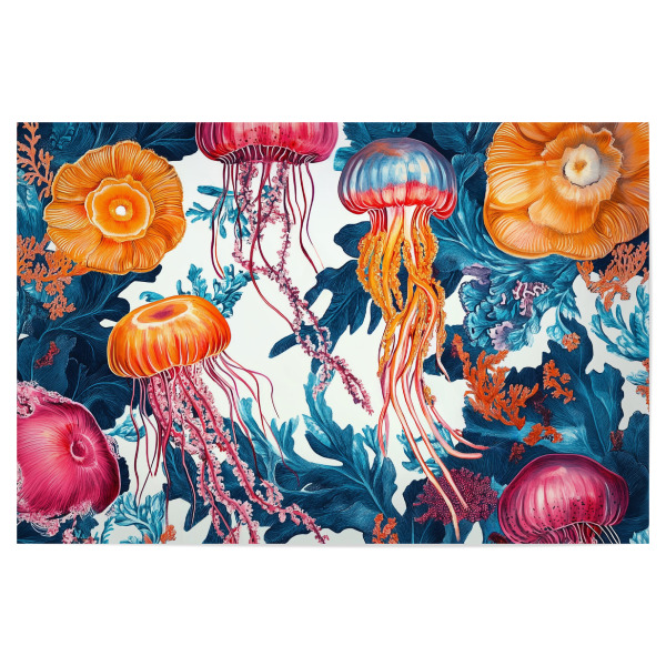 Poster "Colorful Jellyfish Dreams" artboxONE - Natur,Tiere,Unterwasser