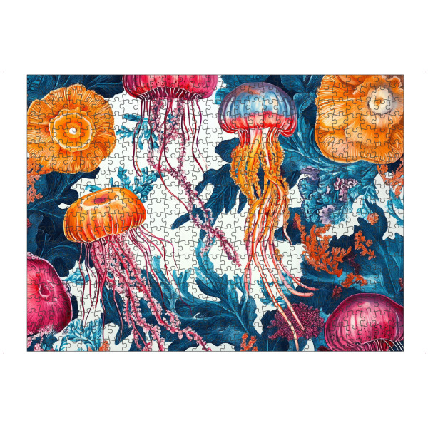 artboxONE Puzzle "Colorful Jellyfish Dreams" artboxONE - Natur,Tiere,Unterwasser