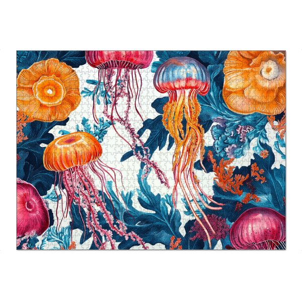 Puzzle Ravensburger "Colorful Jellyfish Dreams" artboxONE - Natur,Tiere,Unterwasser