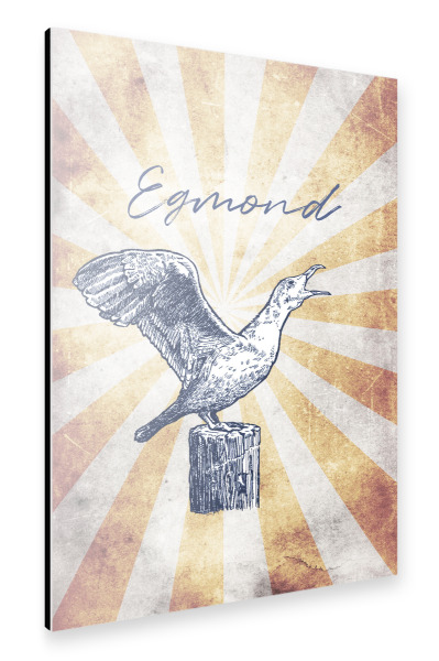 Alu-Dibond "Egmond vintage" 30x20 cm artboxONE
