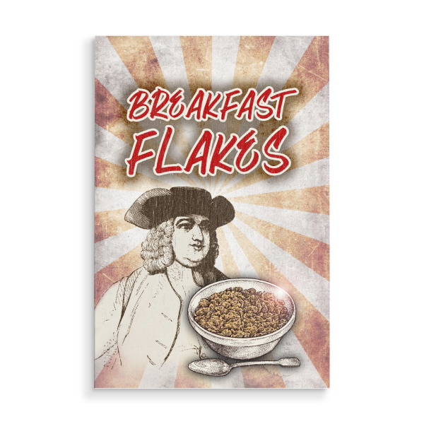 Holzbild "Breakfast Flakes" artboxONE - Essen & Trinken