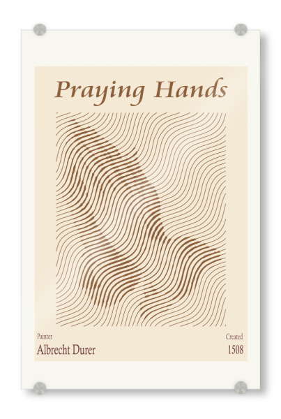 Acrylglasbild "Betende Hände von Albrecht Dürer" artboxONE - Abstrakt