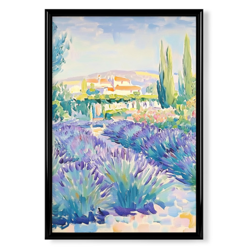 Abstract Lavender Field