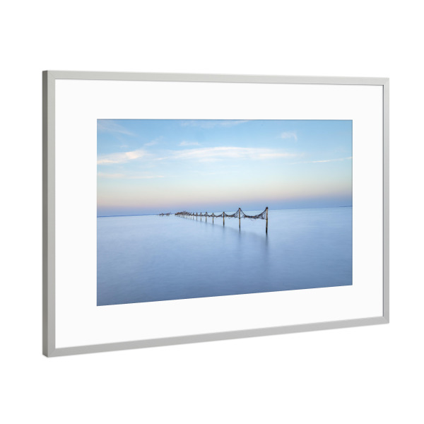 Poster mit Rahmen Silber "Bei Sonnenuntergang" artboxONE - Natur,Reise,Reise / Strand und Meer