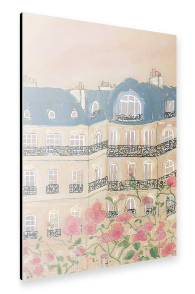 Alu-Dibond "Sonnenuntergang über Paris" 30x20 cm artboxONE