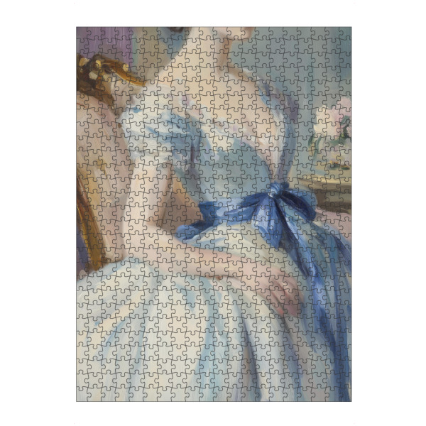 Puzzle Ravensburger "Weißes Kleid" artboxONE - Abstrakt,Menschen,Liebe,Fashion,Für Mama