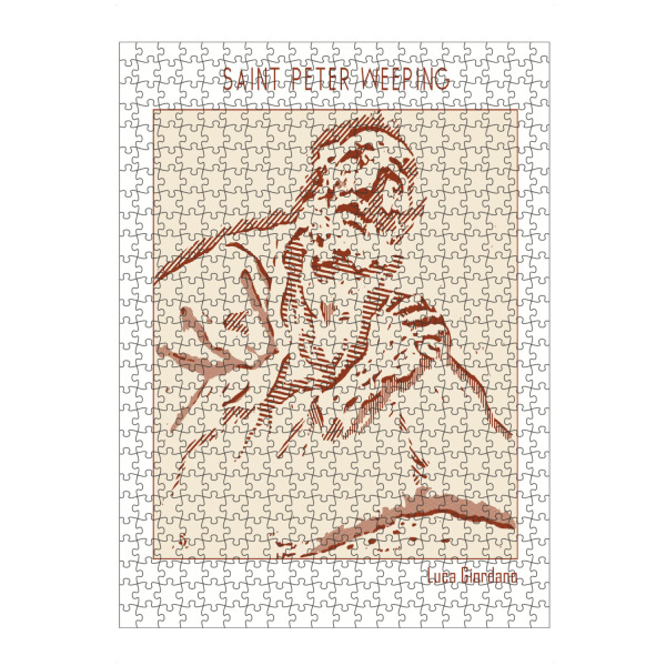 Puzzle Ravensburger "Der heilige Petrus weint" artboxONE - Abstrakt,Menschen,Männer