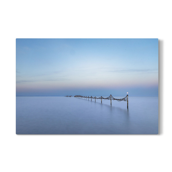 Galerie-Print "Nach Sonnenuntergang am Wasser" 30x20 cm artboxONE