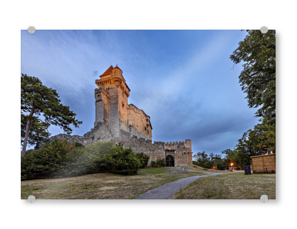 Acrylglasbild "Burg Liechtenstein Wien" artboxONE - Architektur