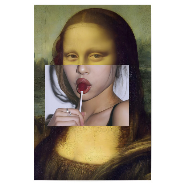 Poster 30x20 cm "Mona Lolli" artboxONE - Menschen,Lustig