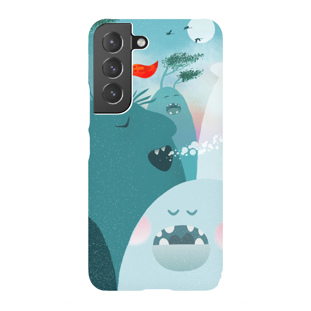 "Bergwesen im Winter"für Samsung Galaxy - Premium-Case Handyhülle artboxONE