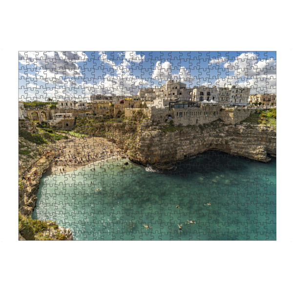 Puzzle Ravensburger "Polignano a Mare" artboxONE - Reise / Strand und Meer - Italien,Italy,Ita,Apulia,Apulien,Puglia,Süditalien,Polignano a mare,Adria