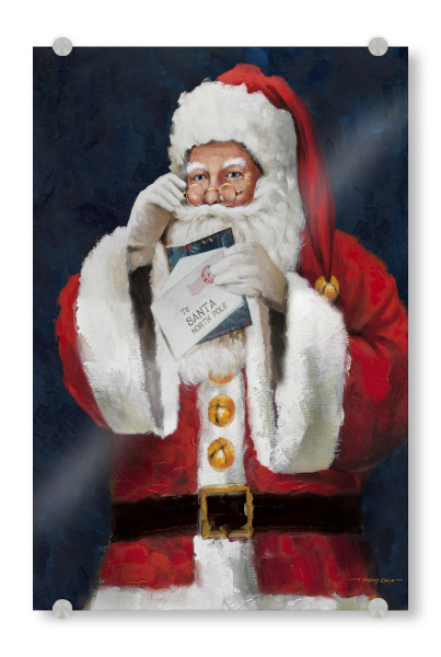 Acrylglasbild "Brief an den Weihnachtsmann" artboxONE - Weihnachten - Weihnachtsmann,Weihnachten,Feiertag
