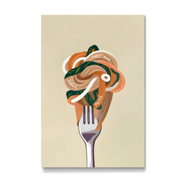 Galerie-Print "Auch das soll Pasta sein" 30x20 cm artboxONE