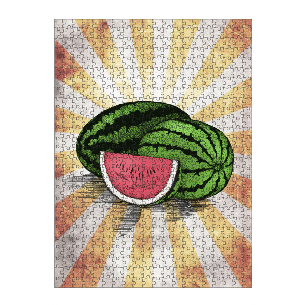 artboxONE Puzzle "Watermelon retro" artboxONE - Essen & Trinken,Essen & Trinken / Obst & Gemüse
