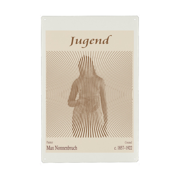 Holzbild "Jugend von Max Nonnenbruch" artboxONE - Abstrakt