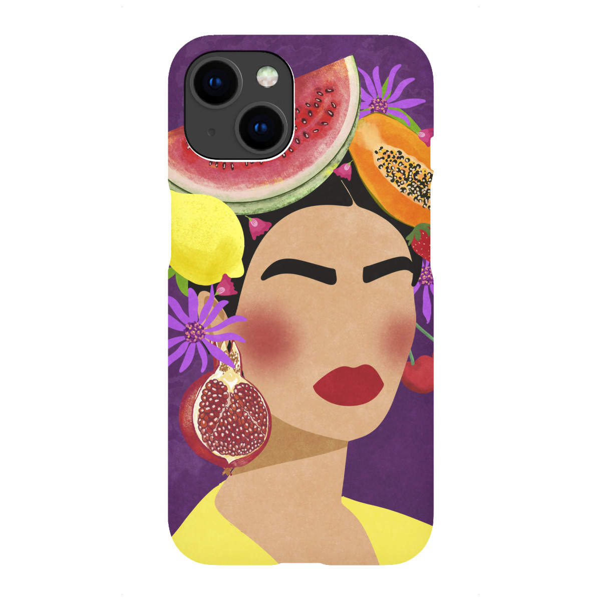 iPhone "Frida mit Früchten" Premium-Case Handyhülle artboxONE