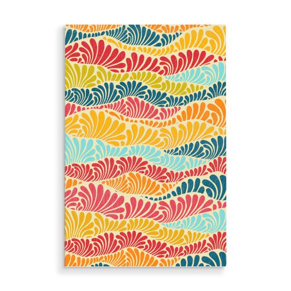 Holzbild "Blattmosaik" artboxONE - Abstrakt