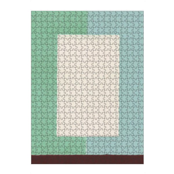 artboxONE Puzzle "Galitsyna - Geometry - Green" artboxONE - Abstrakt,Geometrie