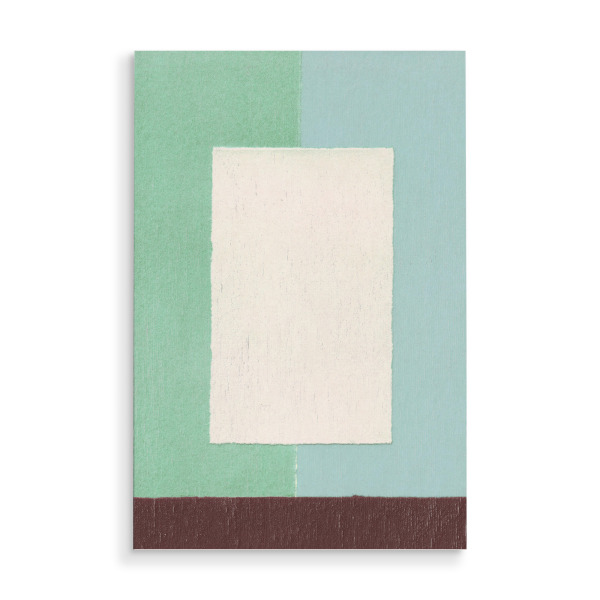 Holzbild "Galitsyna - Geometry - Green" artboxONE - Abstrakt,Geometrie