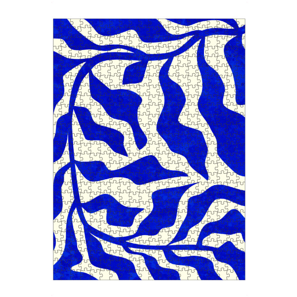 Puzzle Ravensburger "Indigo-Eleganz" artboxONE - Floral