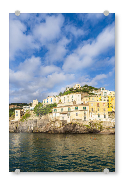 Acrylglasbild "Minori Häuser" artboxONE - Natur,Reise,Architektur,Reise / Strand und Meer,Reise / Länder