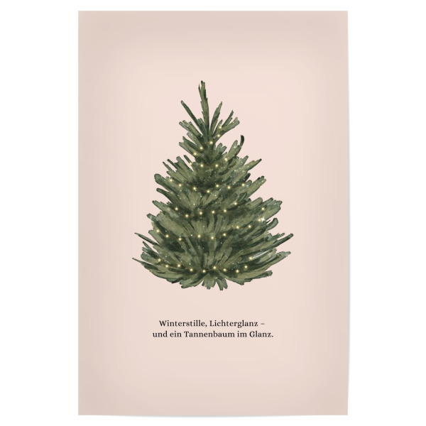 Poster "Winterstille und Lichterglanz" artboxONE - Weihnachten