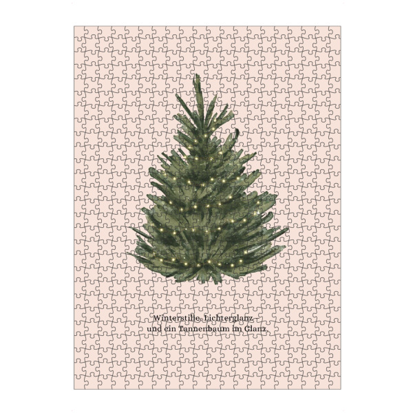 Puzzle Ravensburger "Winterstille und Lichterglanz" artboxONE - Weihnachten