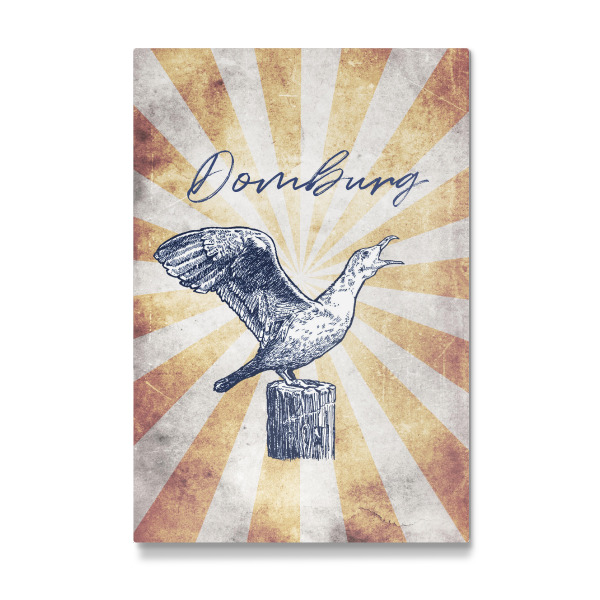 Galerie-Print "Domburg vintage" 30x20 cm artboxONE