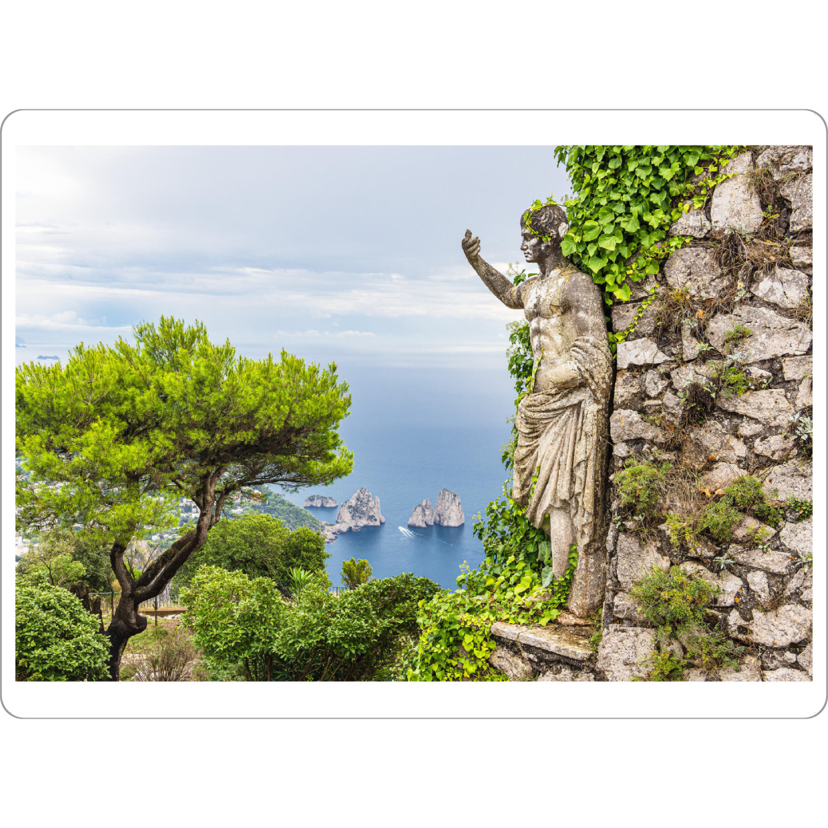 Tischset "Die Insel Capri" artboxONE - Natur,Reise,Architektur,Reise / Strand und Meer,Reise / Länder