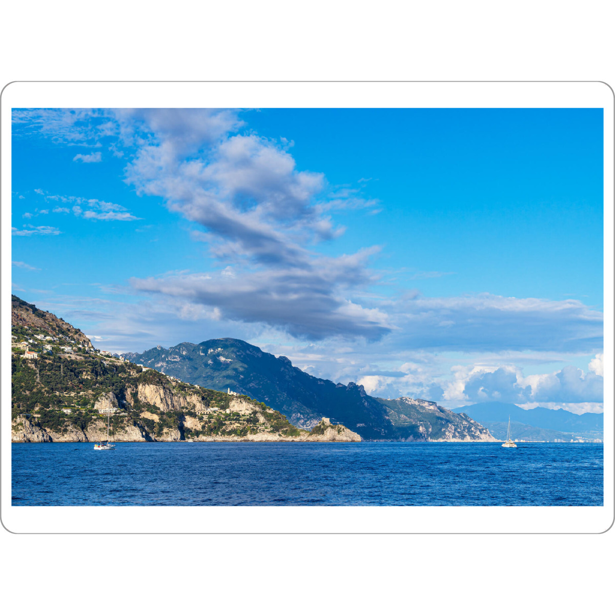 Tischset "Mittelmeerküste bei Amalfi" artboxONE - Natur,Reise,Reise / Strand und Meer,Reise / Länder