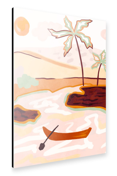 Alu-Dibond "Zuckerwatte-Himmel-Kunst" 30x20 cm artboxONE