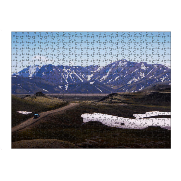 Puzzle Ravensburger "Straße zur epischen Bergwelt" artboxONE - Natur