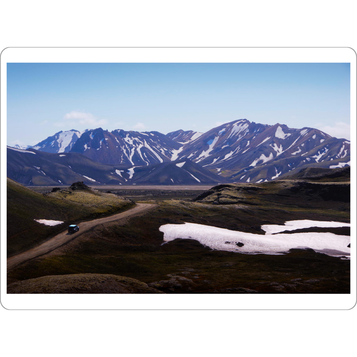 Tischset "Straße zur epischen Bergwelt" artboxONE - Natur