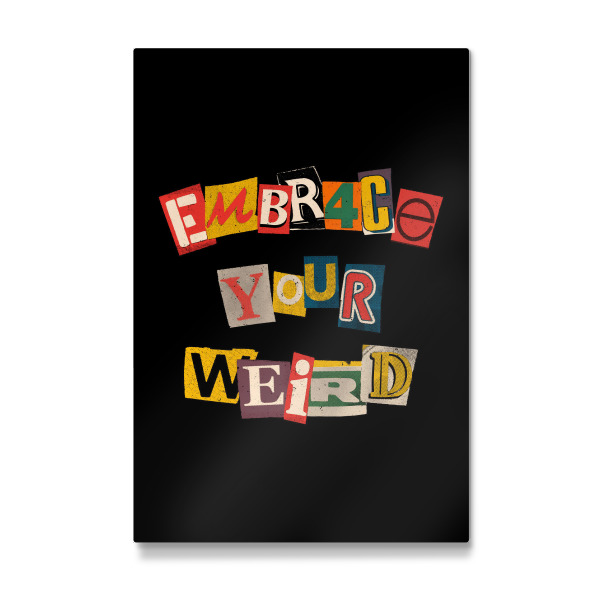 Galerie-Print "Umarme deine Seltsamkeit" 75x50 cm artboxONE