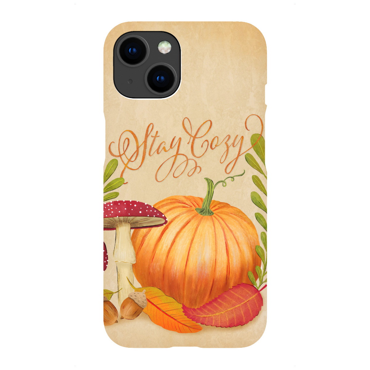 iPhone "Hab es kuschelig - Herbststimmung" Premium-Case Handyhülle artboxONE