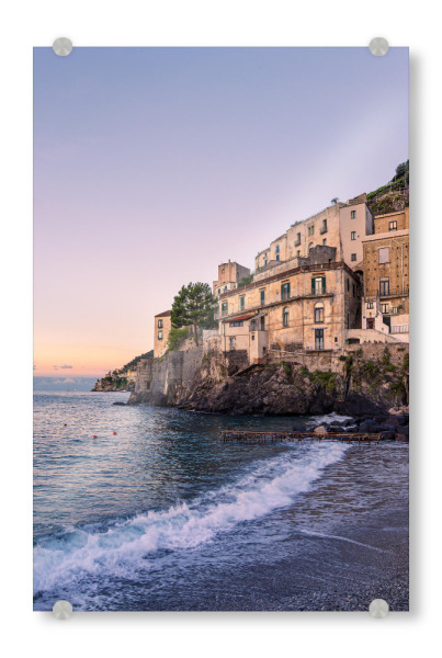 Acrylglasbild "Blick auf Minori" artboxONE - Natur,Reise,Architektur,Reise / Strand und Meer,Reise / Länder