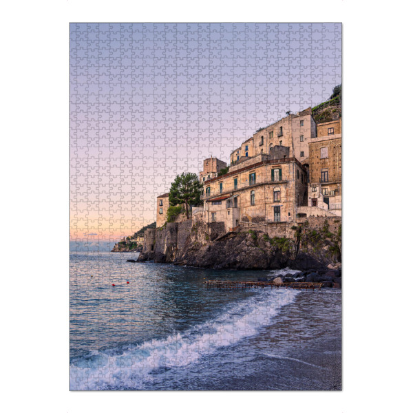 Puzzle Ravensburger "Blick auf Minori" artboxONE - Natur,Reise,Architektur,Reise / Strand und Meer,Reise / Länder