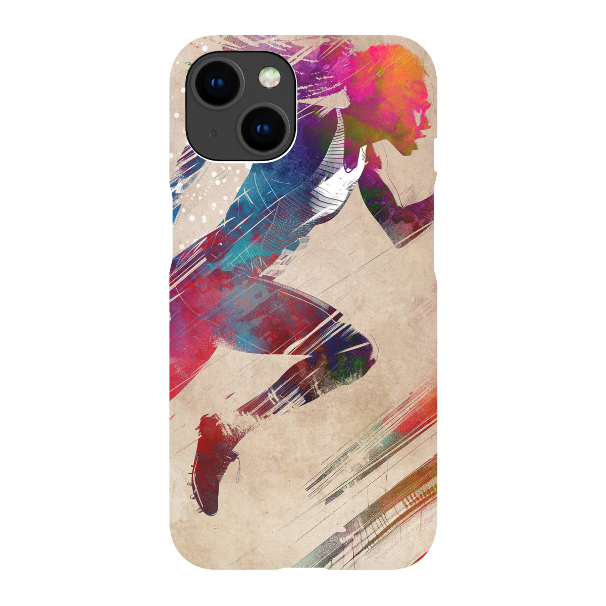 "Laufsportkunst I"für iPhone - Premium-Case Handyhülle artboxONE