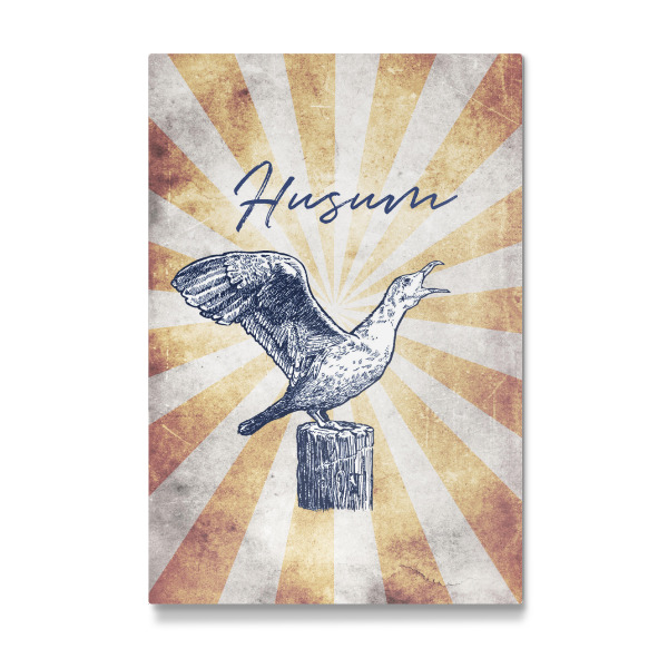 Galerie-Print "Husum vintage" 30x20 cm artboxONE