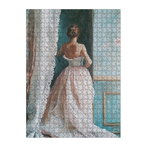 Puzzle Ravensburger "Frau trägt Korsett" artboxONE - Film,Liebe,Fashion