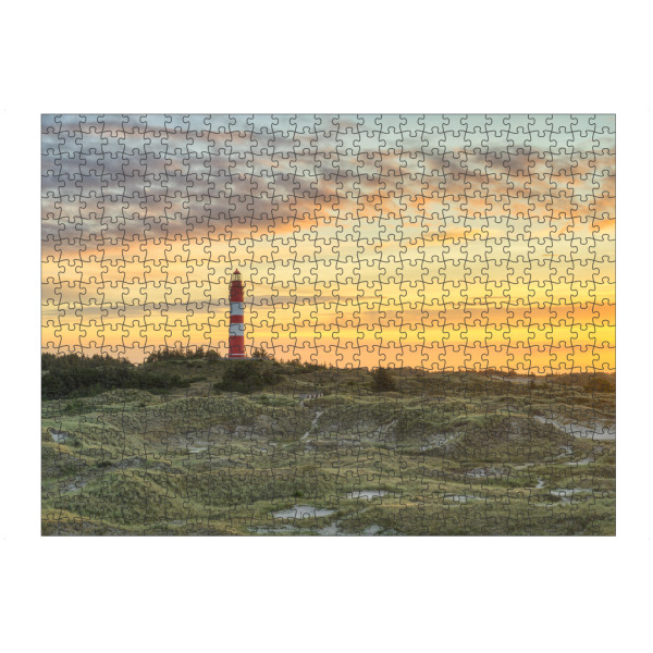 Puzzle Ravensburger "Leuchtturm auf der Insel Amrum" artboxONE - Natur,Reise,Reise / Strand und Meer