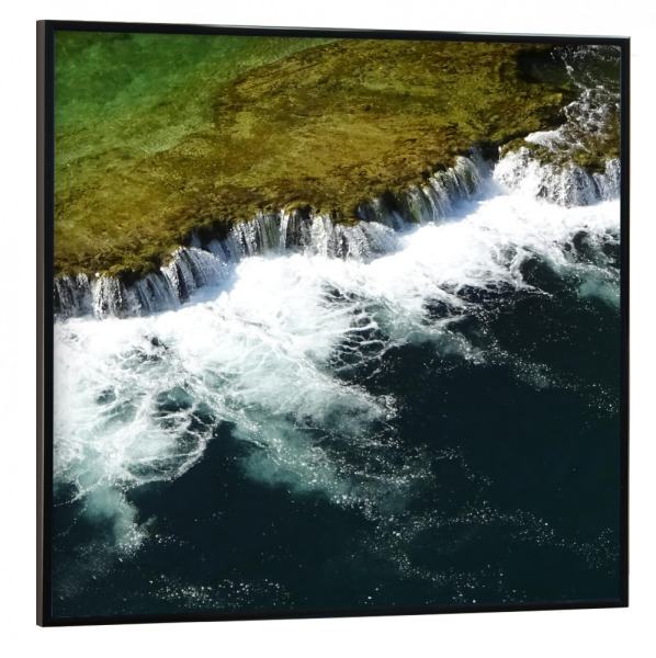 Poster mit schwarzem Rahmen 30x30 cm "Krka NP Kaskaden Mitte" artboxONE - Natur,Reise,Reise / Länder