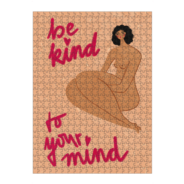 artboxONE Puzzle "Sei freundlich zu dir" artboxONE - Typografie,Menschen,Liebe,Fashion,Für Mama