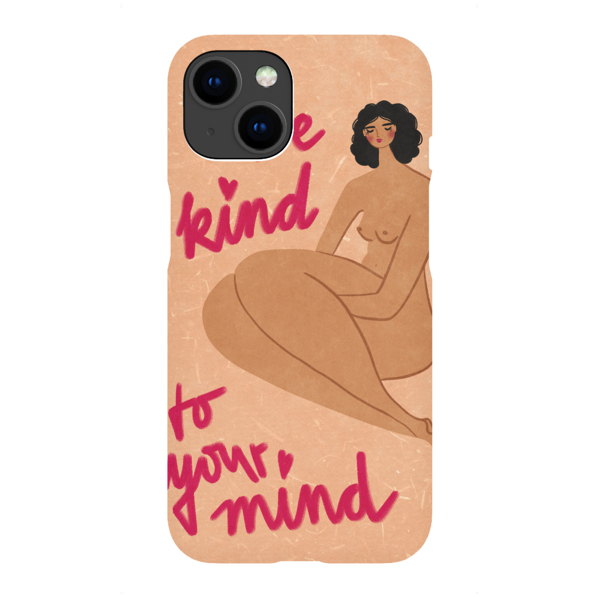 iPhone "Sei freundlich zu dir" Premium-Case Handyhülle artboxONE