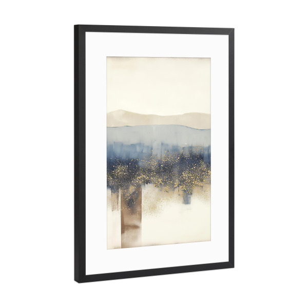 Poster mit Rahmen Schwarz (Metallic) "Abstrakte Naturtextur Theo" artboxONE - Natur,Abstrakt,Marmor