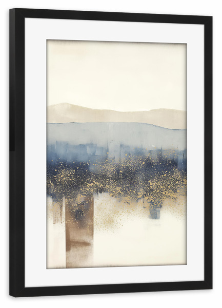Poster mit Rahmen schwarz "Abstrakte Naturtextur Theo" artboxONE - Natur,Abstrakt,Marmor