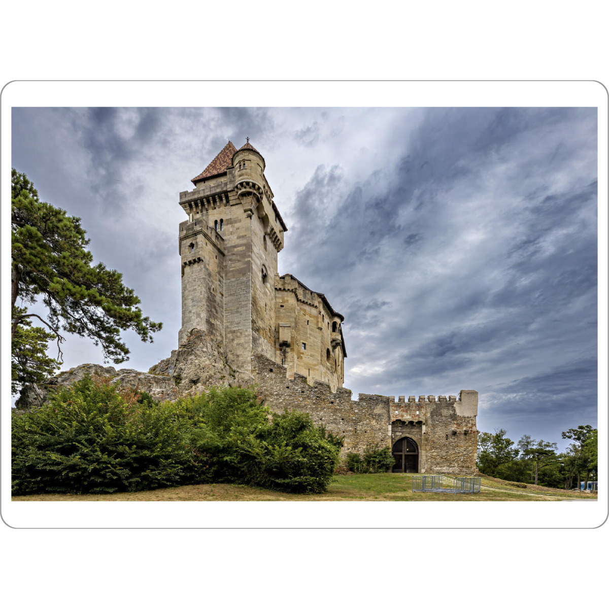 Tischset "Die Burg Liechtenstein bei Wien" artboxONE - Architektur